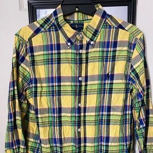 Ralph Lauren Plaid Cotton Poplin Shirt